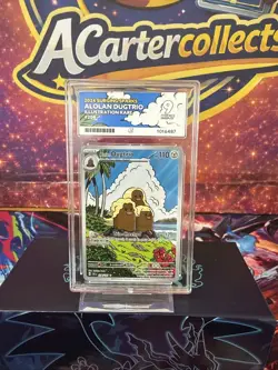 Pokemon TCG Alolan Dugtrio Holo Illustration Rare Surging Sparks 208/191 Ace 9 - Image 1