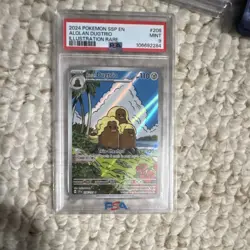 Pokemon Alolan Dugtrio 208/191 SV08 Surging Sparks Illustration Rare Holo HP110 - Image 1