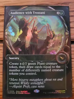 Foil MTG Audience with Trostani (309/462) Murders at Karlov Manor NM FOIL #309 - Image 1