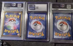 Pokemon TCG 3 Card Graded Promo Holo Lot N's Zekrom Zekrom EX Mega Manectric EX - Image 2