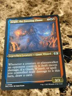 AEGAR, THE FREEZING FLAME Magic MTG March of the Machine Etched Foil - Image 1