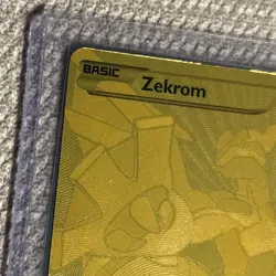 Zekrom 115/113 Legendary Treasures Full Art MP/HP -See Pics- Gold - Image 2