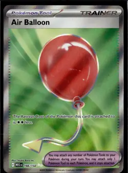Air Balloon 166/132 Ultra Rare Mega Evolution Pokemon Holo Near Mint - Image 1