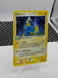 Pokemon Manectric 7/106 EX Emerald Reverse Holo Stamped Rare Card LP - Image 3