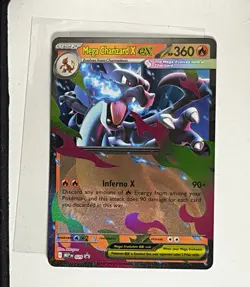 Mega Charizard X EX 029 Me: Mega Evolution Promo Holo FA 360 HP ENG - Image 1