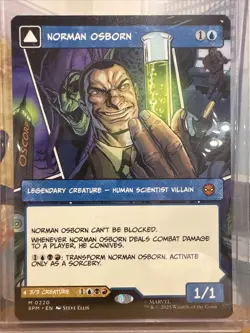 MTG Marvel Spiderman Norman Osborn Green Goblin Borderless Non Foil 0220 - Image 2