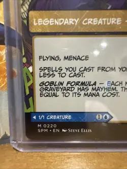 MTG Marvel Spiderman Norman Osborn Green Goblin Borderless Non Foil 0220 - Image 4