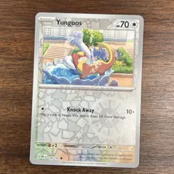 Yungoos #176/197 SV03: Obsidian Flames Reverse Holo Common - Pokemon Cards - Image 1