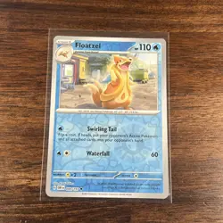 FLOATZEL 049/197 OBSIDIAN FLAMES POKEMON (REVERSE HOLO, NM) - Image 1