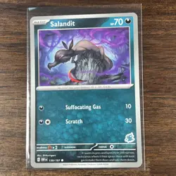 Pokemon Battle Academy 2024 Darkrai Deck Obsidian Flames 139/197 Salandit - Image 1