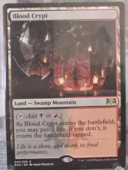 1x Blood Crypt, NM, Ravnica Allegiance (RNA), Magic: the Gathering, MtG - Image 1