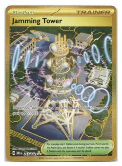Jamming Tower [DRI - 243/182] Holofoil Pokemon NM - Image 1