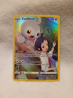 Pokemon TCG Castform Lost Origin Trainer Gallery TG11/TG30 Holo Ultra Rare NM - Image 1