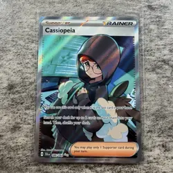 Pokemon TCG Cassiopeia Trainer Shrouded Fable Holo Ultra Rare Card 086/064 S&V - Image 1