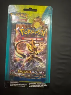 One Pokemon TCG SEALED XY BreakPoint 10 Card Booster Pack! Still sealed with pin - Image 1