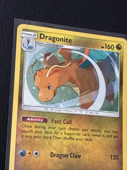 Dragonite 119/181 NM Cosmos Holo Promo Team Up Foil Sun & Moon SM Pokemon Card - Image 4