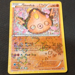 Pokemon TCG Stunfisk RC12/RC25 Legendary Treasures Radiant Collection Holo EN - Image 1