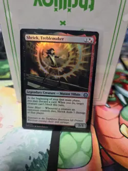 NM Foil Shriek, Treblemaker, MTG, Marvel's Spider-Man, Magic the Gathering, 144 - Image 1