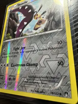 Pokemon TCG Mawile 78/122 Breakpoint Reverse Holo NM - Image 2