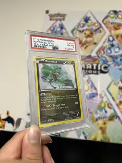 2015 POKEMON XY BLACK STAR PROMOS #XY64 RAYQUAZA-HOLO PSA 8 - Image 3