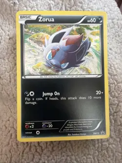 Zorua BW12 - Holo P Black And White Promo Pokemon Holo NM-LP - Image 1