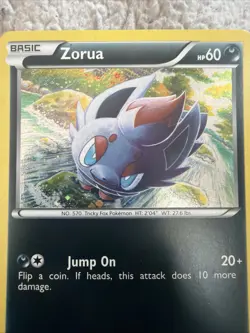 Zorua BW12 - Holo P Black And White Promo Pokemon Holo NM-LP - Image 2