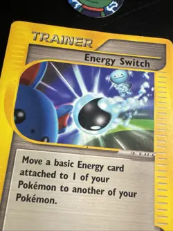 Pokemon TCG Energy Switch 120/147 Aquapolis Uncommon Regular E Reader MP-HP - Image 4
