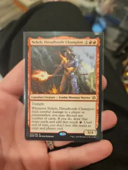 Neheb, Dreadhorde Champion 140 War of the Spark WAR Magic MTG PACK FRESH - Image 1