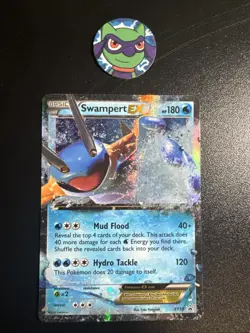 Pokemon TCG Swampert EX XY55 Promo Holo 2015 NM - Image 1