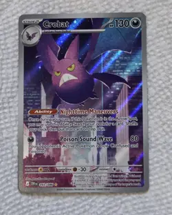 Crobat 093/086 Me04: Chaos Rising Holo Pokemon TCG - Image 1