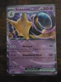 Pokemon 151 English Alakazam Ex 65/165 - Image 1