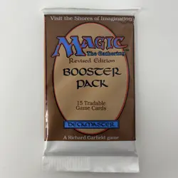 Magic the Gathering MTG Revised Edition Booster Pack English Sealed READ DESC! - Image 1