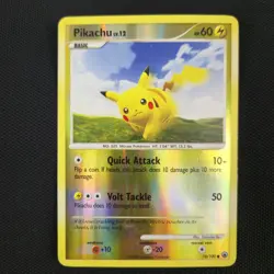 Pikachu 70/100 Majestic Dawn Platinum Reverse Holo 2008 Nintendo Pokemon Card - Image 1