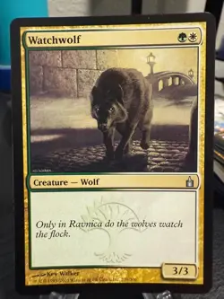 MTG Magic the Gathering Ravnica: City of Guilds Watchwolf - Image 1