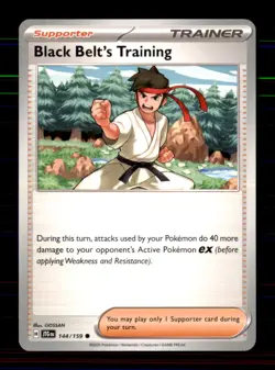 Black Belt's Training 144/159 Common Journey Together Pokemon Near Mint - Image 1