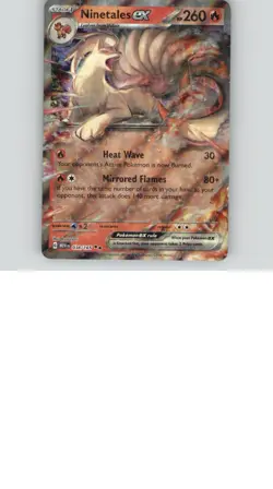 Ninetales ex 038/165 Double Rare 151 Pokemon Holo Near Mint - Image 1