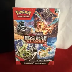 Pokemon TCG Scarlet & Violet Obsidian Flames Booster Bundle Box, 6 Packs - Image 1