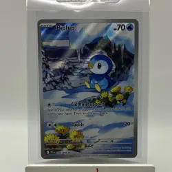 POKEMON TCG PIPLUP ILLUSTRATION RARE HOLO ME02 098/094 HP70 ENGLISH - Image 1
