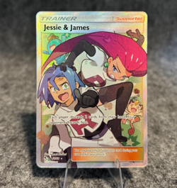 Pokemon TCG, Hidden Fates Jessie & James (Full Art) 68/68, NM - Image 1