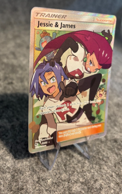 Pokemon TCG, Hidden Fates Jessie & James (Full Art) 68/68, NM - Image 2