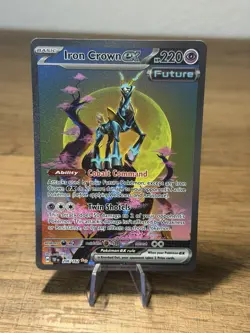 Pokemon - Iron Crown ex #206/162 - SV05: Temporal Forces SIR NM - Image 1