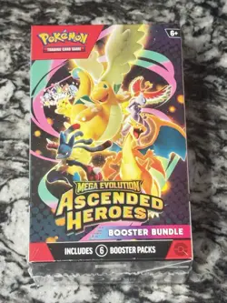 POKEMON TCG MEGA EVOLUTION ASCENDED HEROES BOOSTER BUNDLE FACTORY SEALED - Image 1