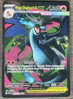 Pokemon TCG Mega Charizard X EX 109/094 Phantasmal Flames Ultra Rare Holo 360 HP - Image 1