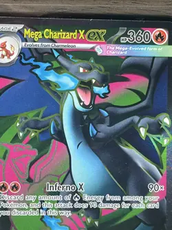 Pokemon TCG Mega Charizard X EX 109/094 Phantasmal Flames Ultra Rare Holo 360 HP - Image 3