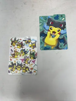 Authentic Pokemon Center Poncho Pikachu Mega Charizard Card Deck Boxes - Image 4