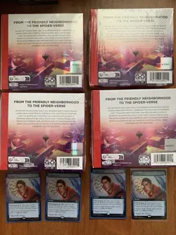 4x MTG Spider-Man Collector Boosters Box Lot Of 4 +4 Promos - Image 2
