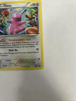 Pokemon TCG Ditto Black Star Promo Holo Card XY40 VLP/NM - Image 3