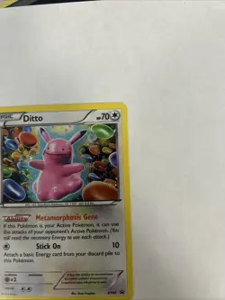 Pokemon TCG Ditto Black Star Promo Holo Card XY40 VLP/NM - Image 4