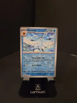 Glaceon 025/131 Sv: Prismatic Evolutions Reverse Holo Pokemon Trading Card Game! - Image 1