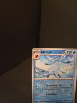 Glaceon 025/131 Sv: Prismatic Evolutions Reverse Holo Pokemon Trading Card Game! - Image 2